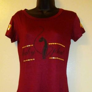 [Baby Phat] Women Large Top dp maroon gold